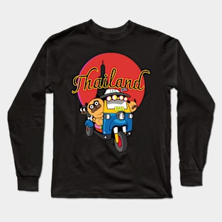 Tuk Tuk Pug Long Sleeve T-Shirt